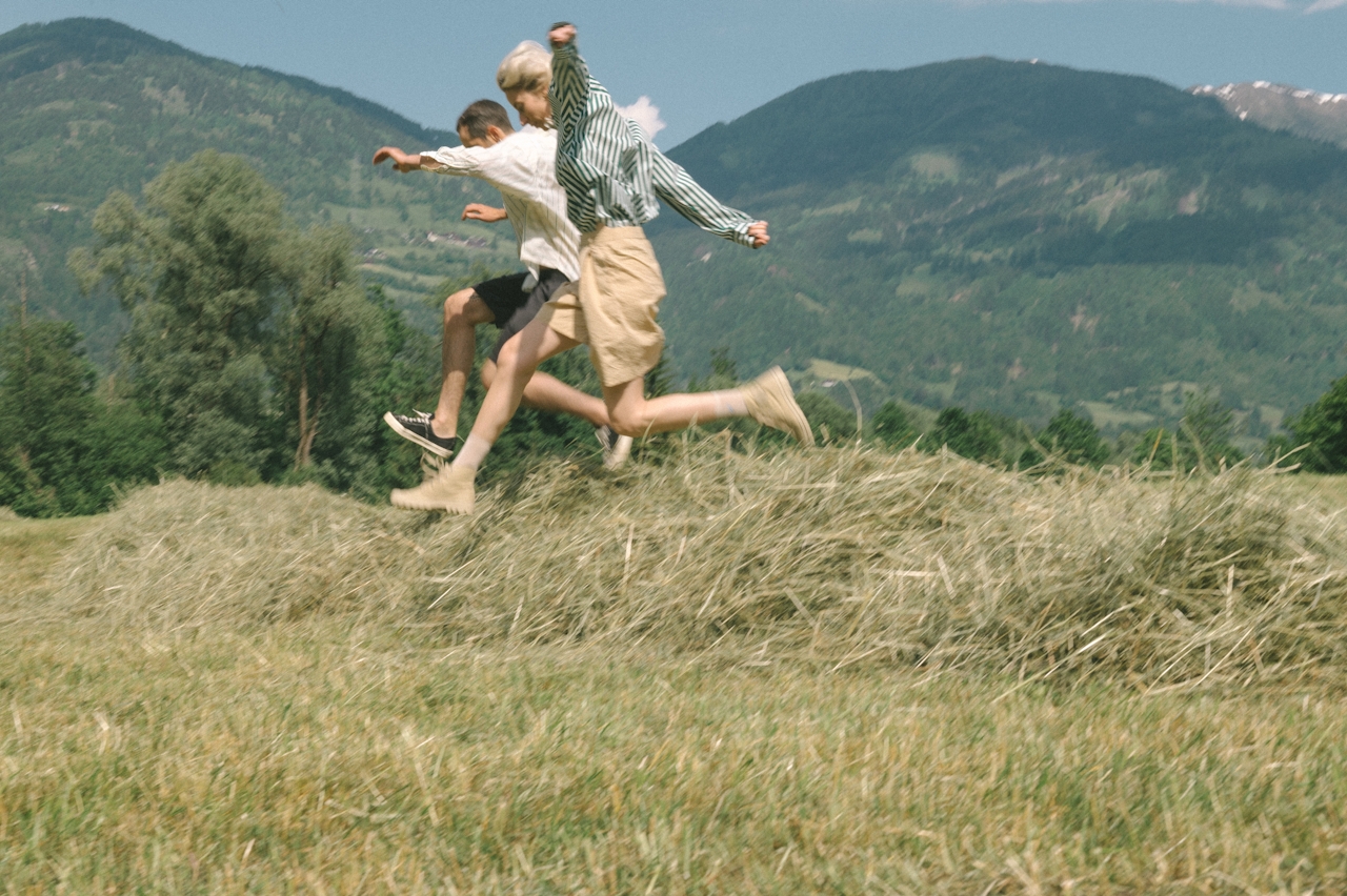 Two happy people enjoying life together